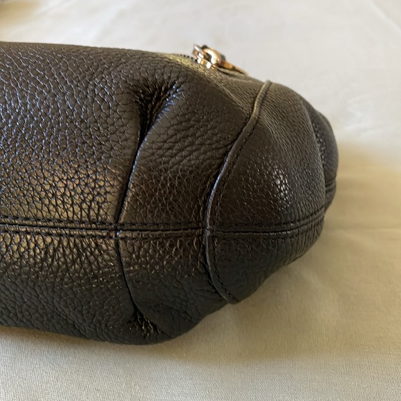 Michael Kors Black Leather Shoulder Bag - Picture 8 of 16